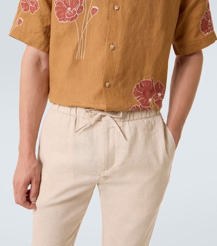 Pantaloni regular Oscar in lino e cotone - Frescobol Carioca - Modalova