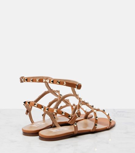 Rockstud leather sandals - Valentino Garavani - Modalova