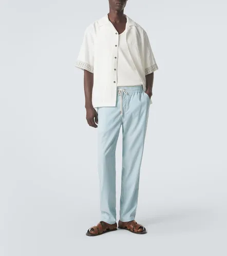 Parc striped wool-blend slim pants - Vilebrequin - Modalova
