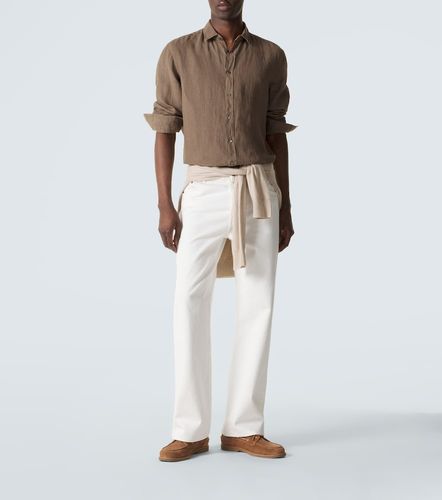 Canali Hemd aus Leinen - Canali - Modalova