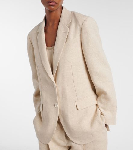 Linen-blend blazer - Brunello Cucinelli - Modalova