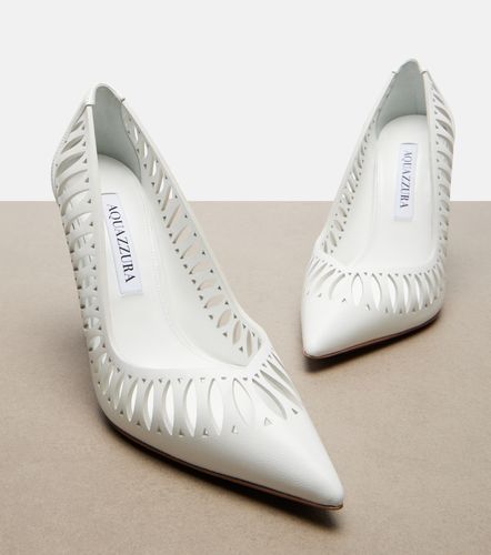 Gisele perforated leather pumps - Aquazzura - Modalova