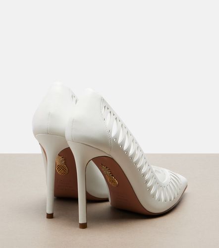 Gisele perforated leather pumps - Aquazzura - Modalova
