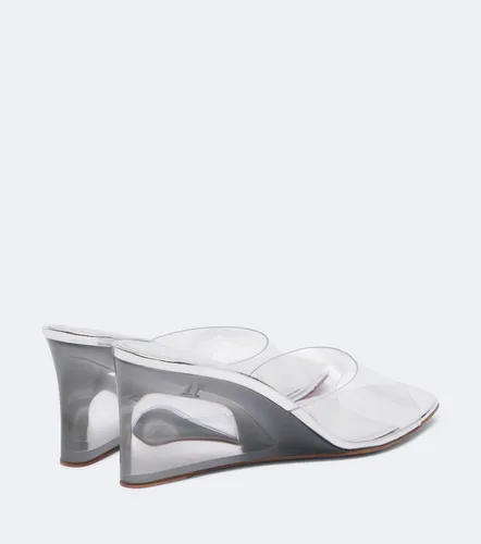 Amina Muaddi Lupita PVC wedge mules - Amina Muaddi - Modalova