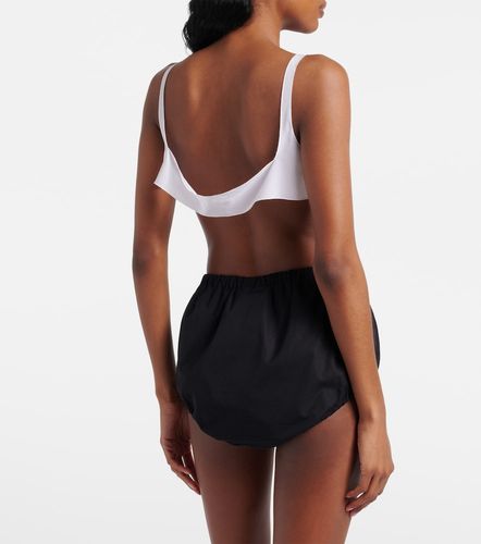 Prada Silk crepe de chine bra top - Prada - Modalova