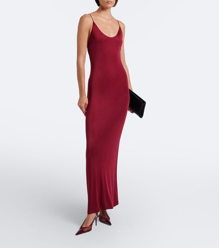 Vestido largo de jersey - Saint Laurent - Modalova
