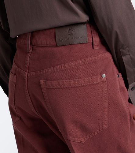 Jeans rectos con cuentas Monili - Brunello Cucinelli - Modalova