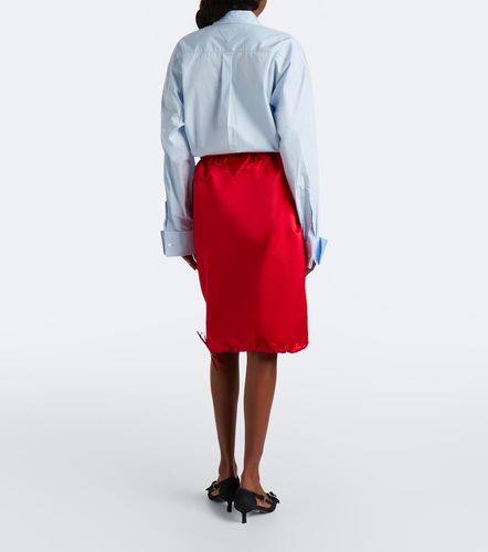 Prada Falda midi de satén de seda - Prada - Modalova