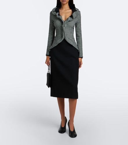 Houndstooth wool-blend jacket - Junya Watanabe - Modalova