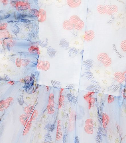 Vestido de tul con estampado - Monnalisa - Modalova