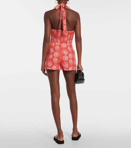 Shorts Oscar de lino estampado - Staud - Modalova
