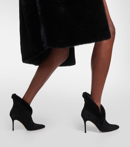 Nestanu 105 suede ankle boots - Manolo Blahnik - Modalova