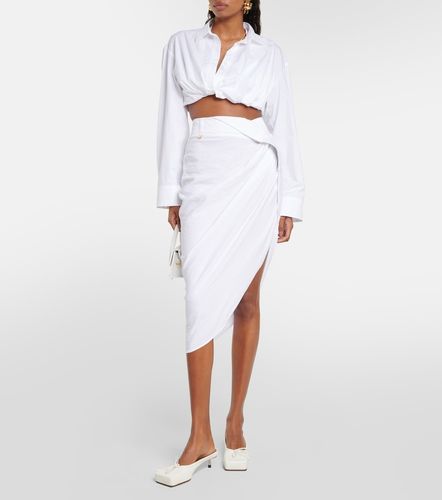 Falda midi La Jupe Saudade drapeada - Jacquemus - Modalova