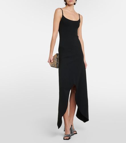 Vestido midi de jersey con plumas - The Attico - Modalova