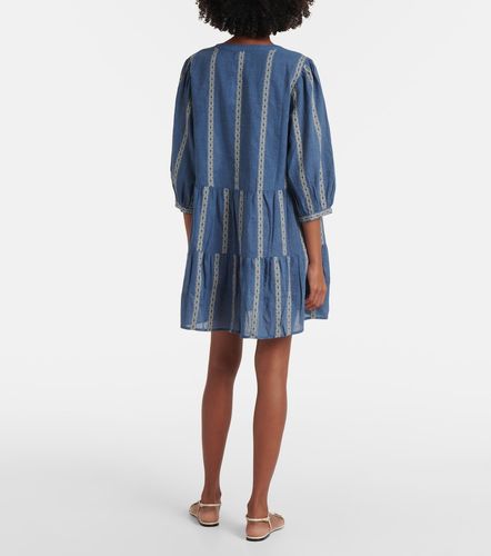 Abito corto Kaitlyn in misto cotone jacquard - Velvet - Modalova