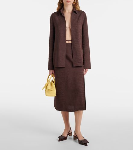 Falda midi Notte de satén - Jacquemus - Modalova