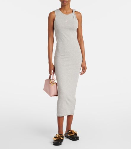 Vestido largo en jersey de algodón - JW Anderson - Modalova