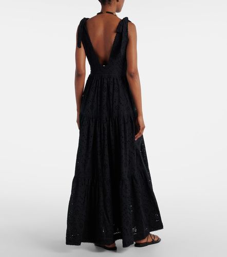 Vestido largo Perla de algodón bordado - Poupette St Barth - Modalova