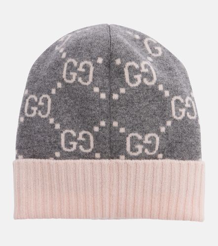 Gucci GG cashmere jacquard beanie - Gucci - Modalova