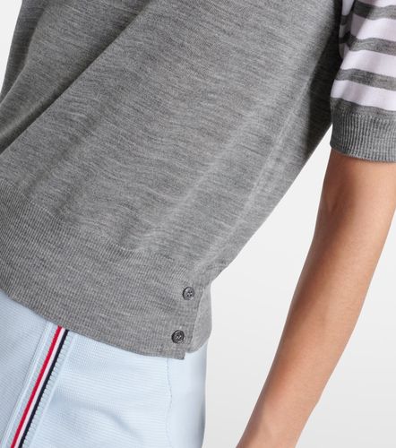 Rollkragenpullover 4-Bar aus Wolle - Thom Browne - Modalova