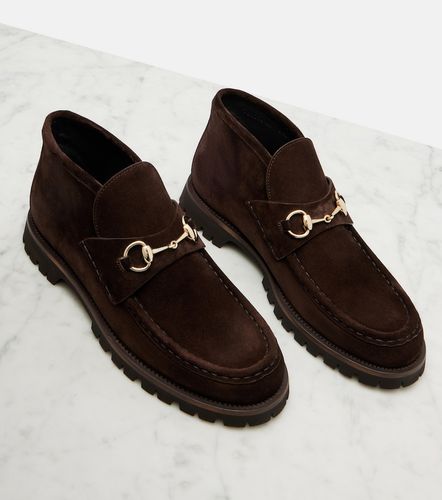 Gucci Botines de ante con Horsebit - Gucci - Modalova