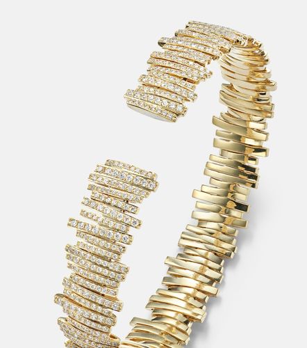Pulsera Classic Medium de oro de 18 ct con diamantes - Suzanne Kalan - Modalova