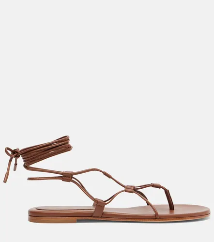 Leather gladiator sandals - Gianvito Rossi - Modalova