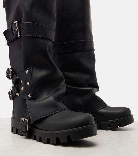 Dolce&Gabbana Botas biker con piel - Dolce&Gabbana - Modalova