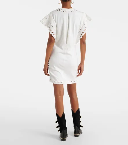 Vestido corto Orlane de algodón bordado - Marant Etoile - Modalova