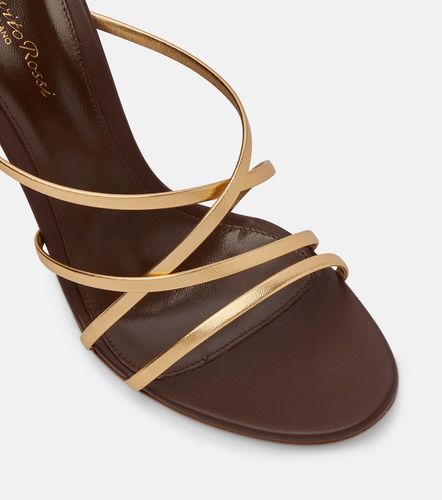 Sandalen aus Metallic-Leder - Gianvito Rossi - Modalova