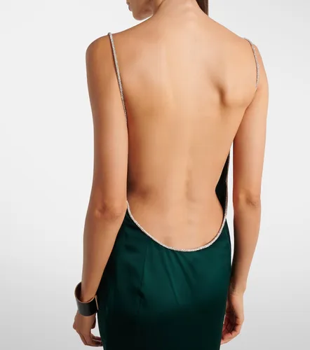 Abito sottoveste in satin con cristalli - Tom Ford - Modalova