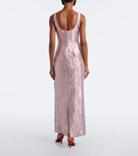 Versace Duchess satin gown - Versace - Modalova