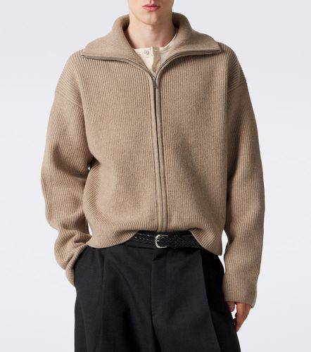 Pullover in lana a coste con zip - Studio Nicholson - Modalova