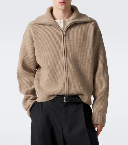 Ribbed-knit wool zip-up sweater - Studio Nicholson - Modalova