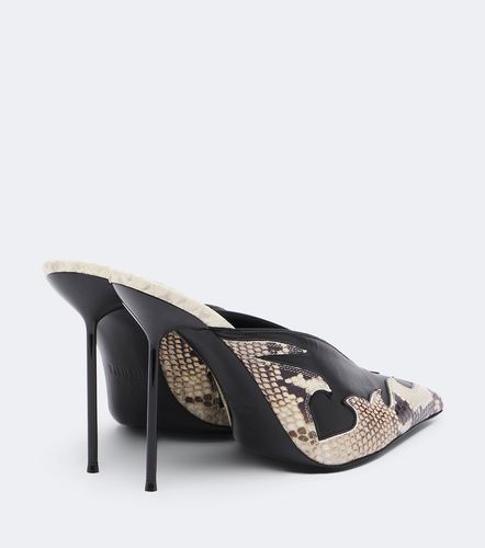 Lidia Queen of Hearts leather mules - Paris Texas - Modalova