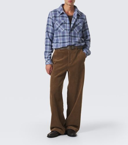 Camicia Uniform in cashmere a quadri - God's True Cashmere - Modalova