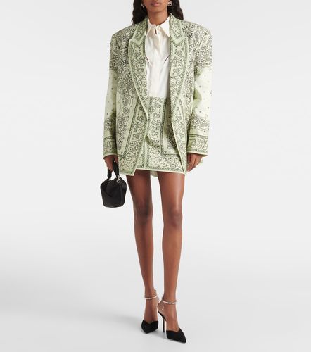 Blazer Matchmaker in lino con stampa - Zimmermann - Modalova