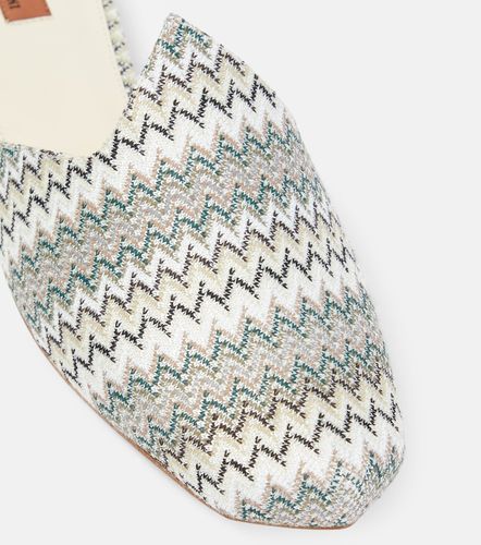 Missoni Zig Zag canvas mules - Missoni - Modalova