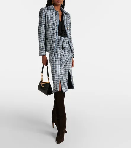 Etro Cotton-blend tweed jacket - Etro - Modalova