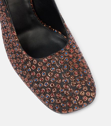 Pumps con zeppa in jacquard - Dries Van Noten - Modalova