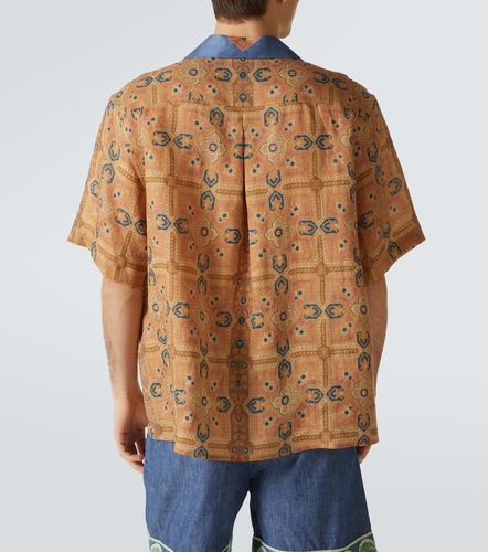 Camisa de lino estampada - Valentino Garavani - Modalova