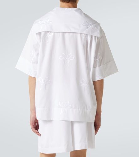 Embroidered cotton shirt - Simone Rocha - Modalova