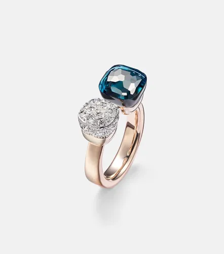 Nudo 18kt ring with topaz and diamonds - Pomellato - Modalova