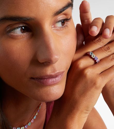 Anillo de oro rosa de 18 ct con diamantes - Kamyen - Modalova