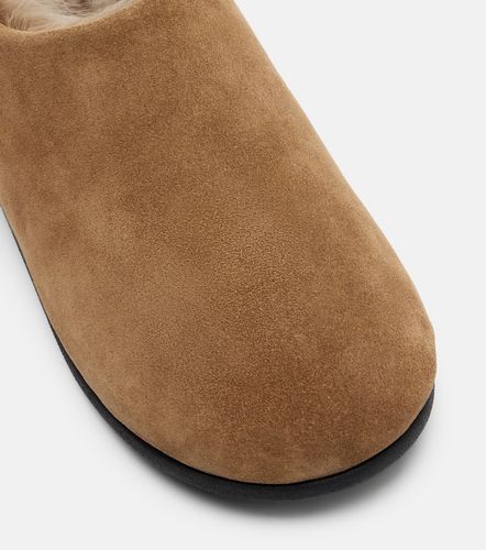 Slip-on Big Bootie in suede con shearling - Christen - Modalova