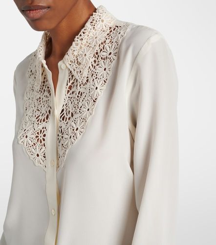 Camicia in seta con pizzo - Nili Lotan - Modalova