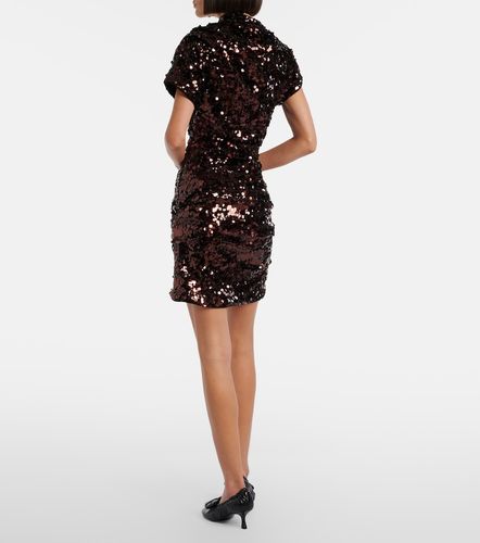 Ganni Sequined asymmetric minidress - Ganni - Modalova