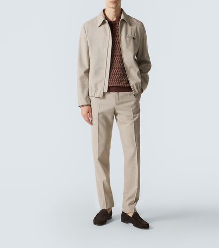 Polo de jacquard de algodón - Slowear - Modalova