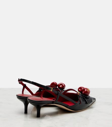 Cherryfic 45 leather slingback pumps - Valentino Garavani - Modalova