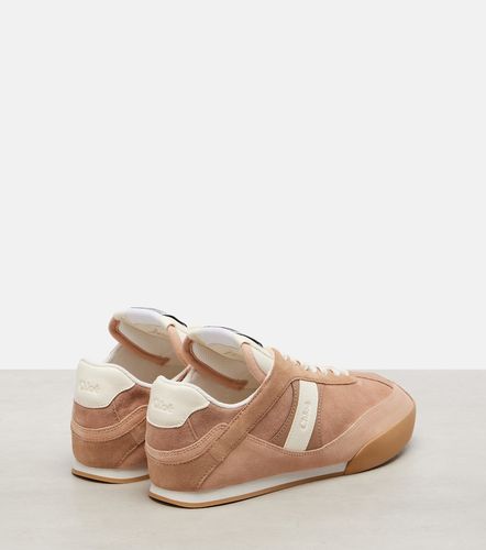 Kick suede and leather sneakers - Chloe - Modalova